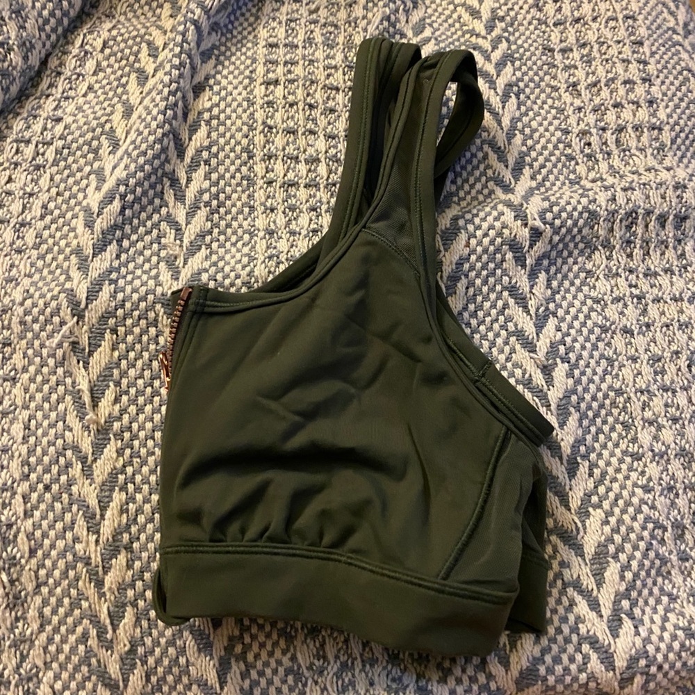 Aeries olive sports bra.